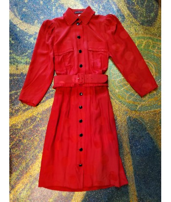 Robe vintage en soie pas cher chine