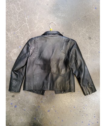 Blouson en cuir enfant de technologie