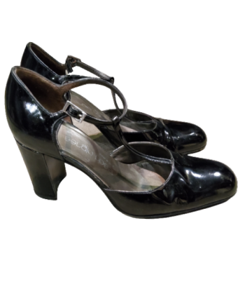 ESCARPINS EN CUIR VERNI-NOIRE 50-70% off 